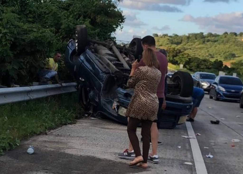 Grave accidente de tránsito en el expreso