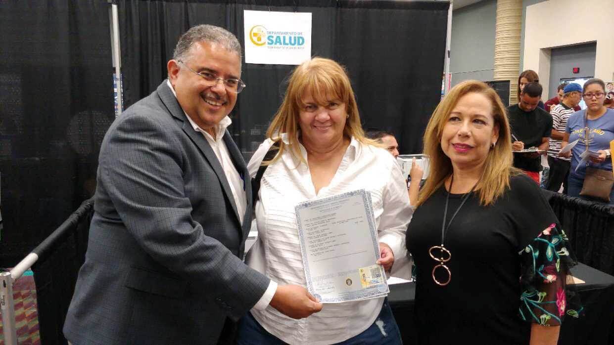 Boricuas en Florida ya pueden obtener Certificados de Nacimiento y Vacunas