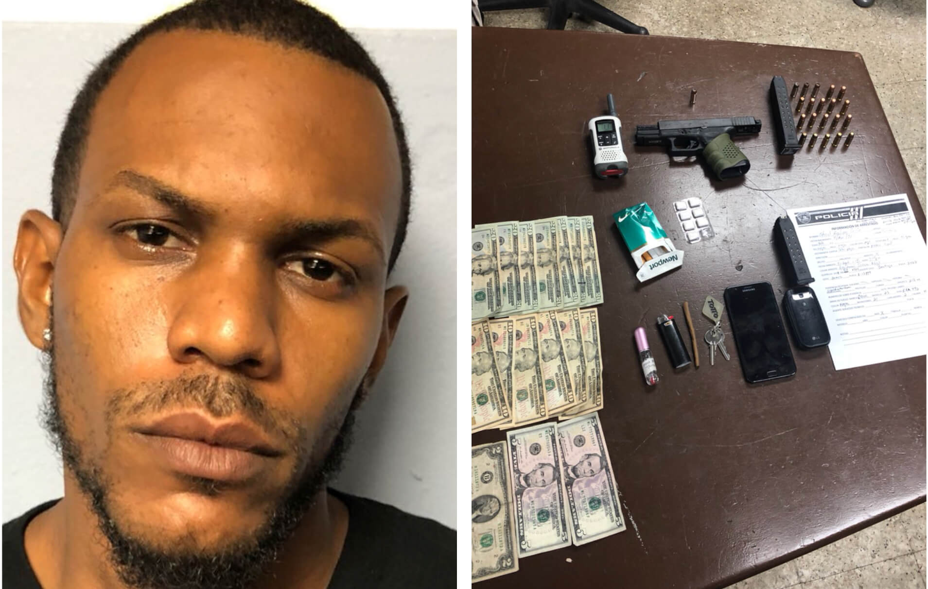 Lo atrapan con arma modificada para disparar automáticamente