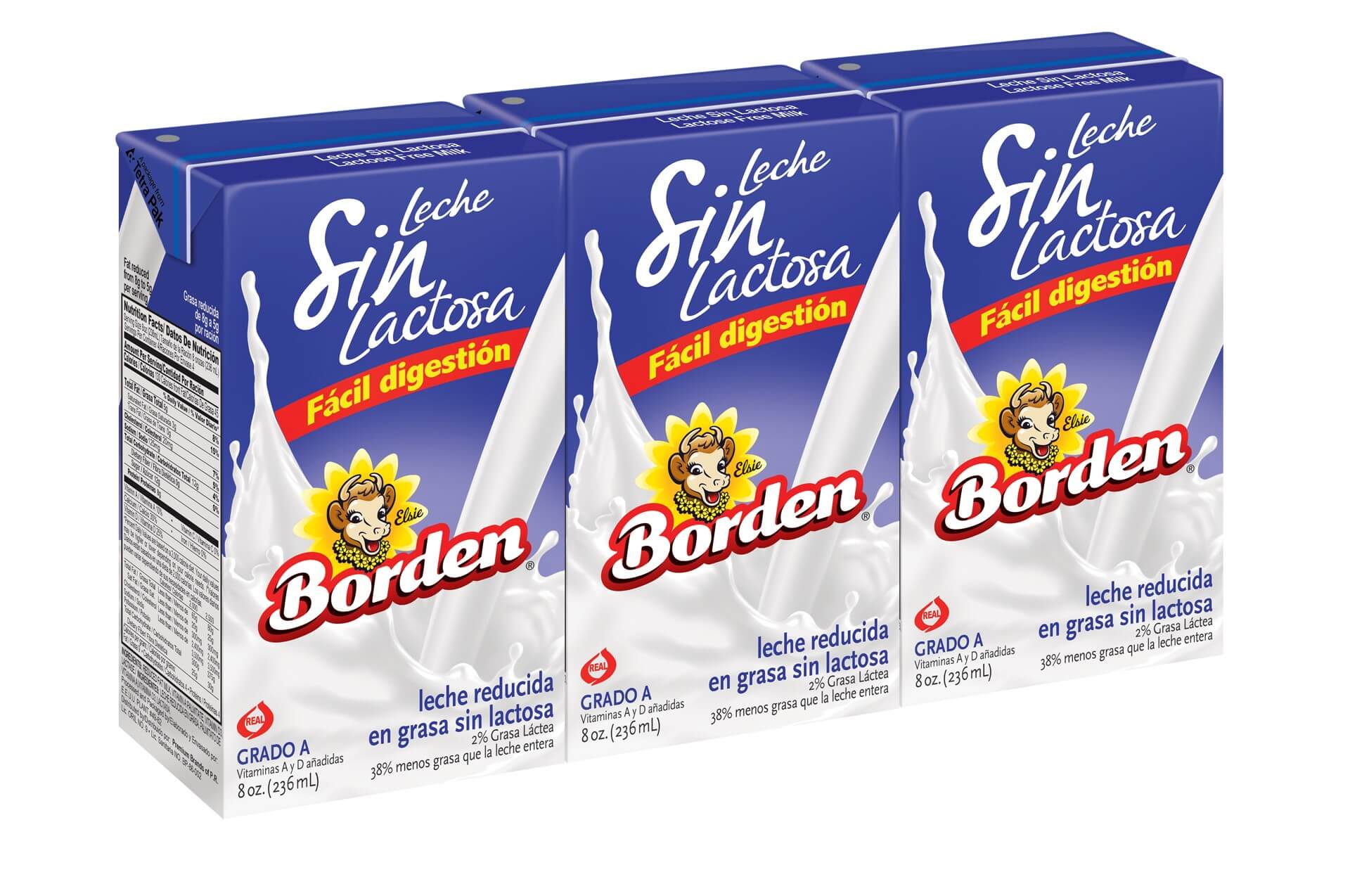 Leche Borden UHT Sin Lactosa, ahora en empaque “To-Go”