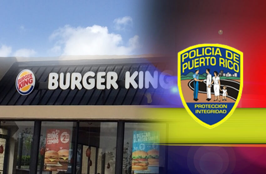 Se roban 3 vehículos a punta de pistola en Burger King