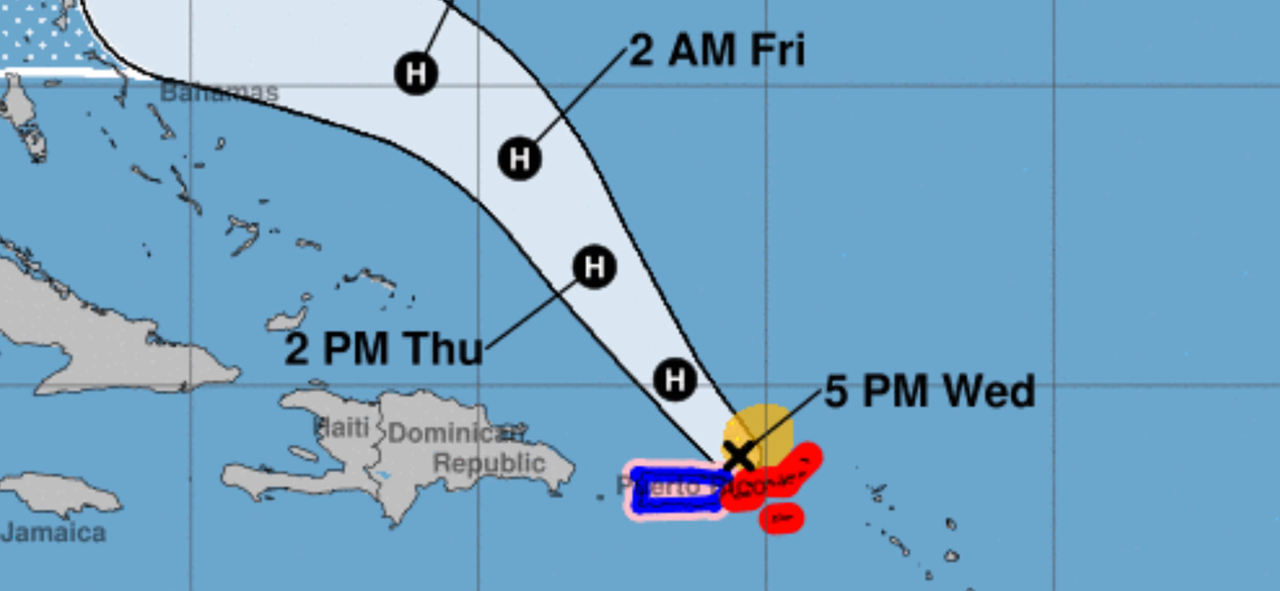 Dorian comienza a alejarse de Puerto Rico