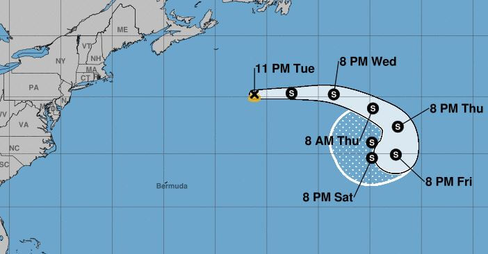 Se forma la Tormenta Tropical Chantal