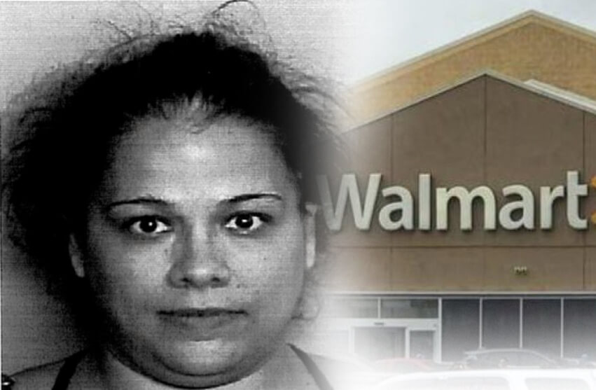 La atrapan robando varios televisores, maquillajes y más en Walmart