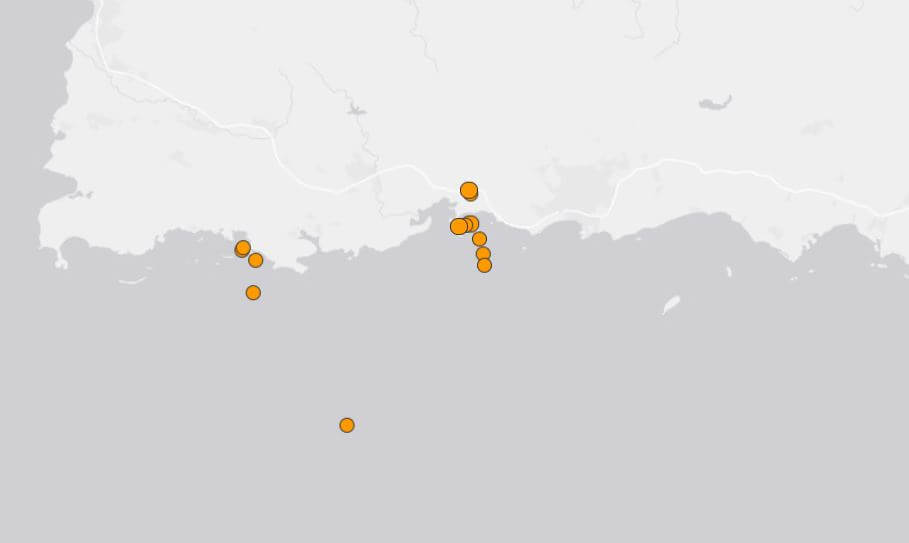 Siete sismos fueron ampliamente sentidos en la madrugada