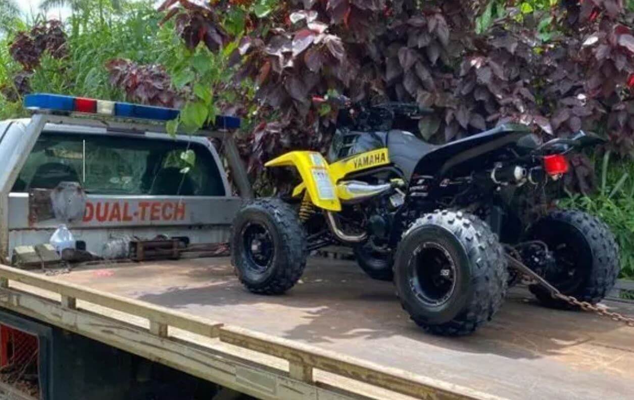 En condición delicada tras impactar muro de concreto con “Four Track”