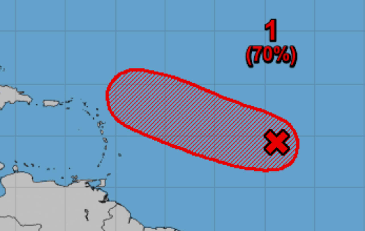 Aumenta a 70% el potencial de ciclónico del Invest 91L