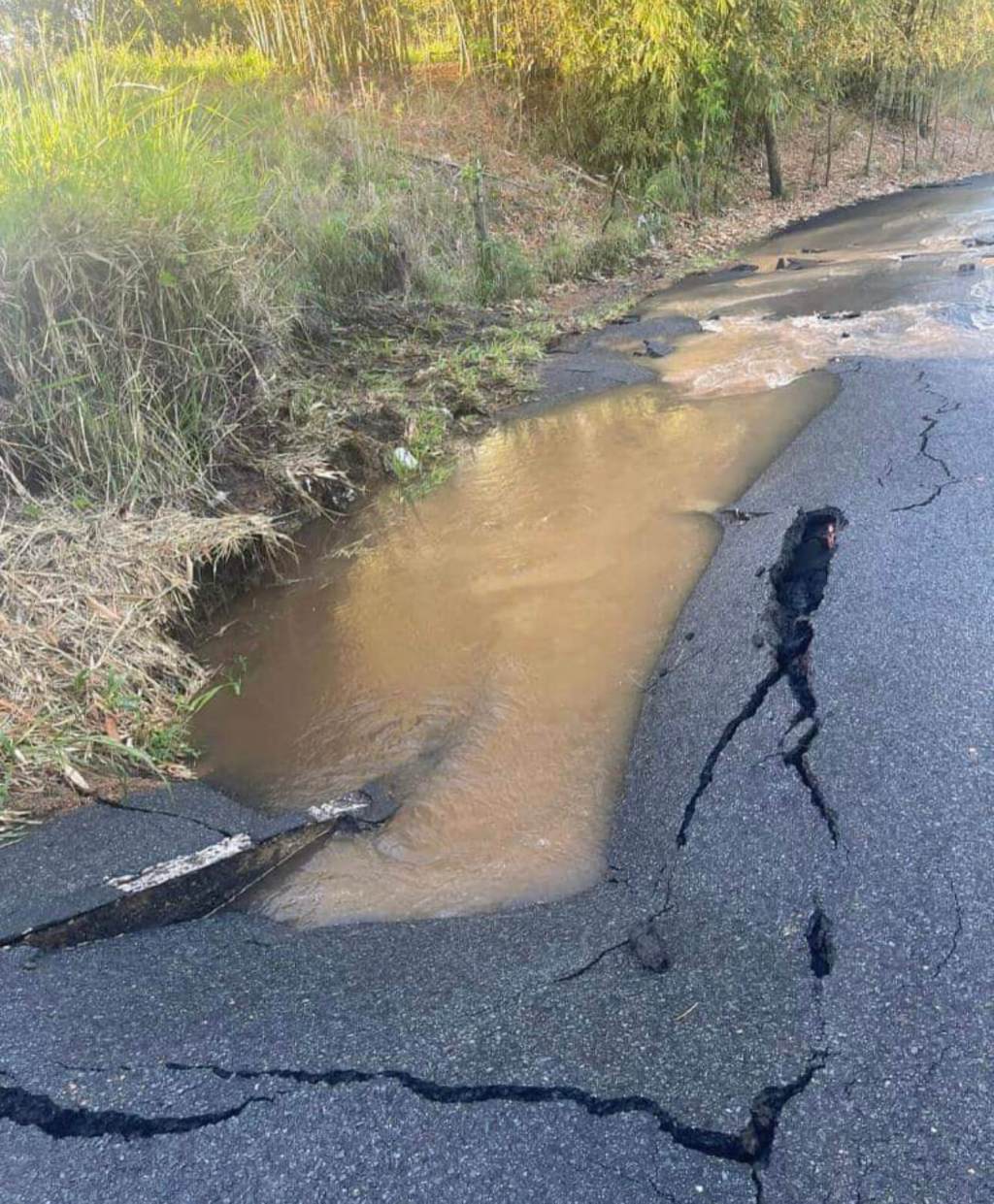 AAA informa sobre avería en tubería de mayor diámetro en la PR-31 de Naguabo